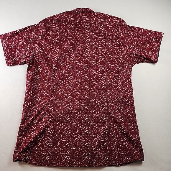 American Breed Smart Shirt  Men’s XL Short Sleeve Button Up Colorful Foliage - Picture 7 of 12